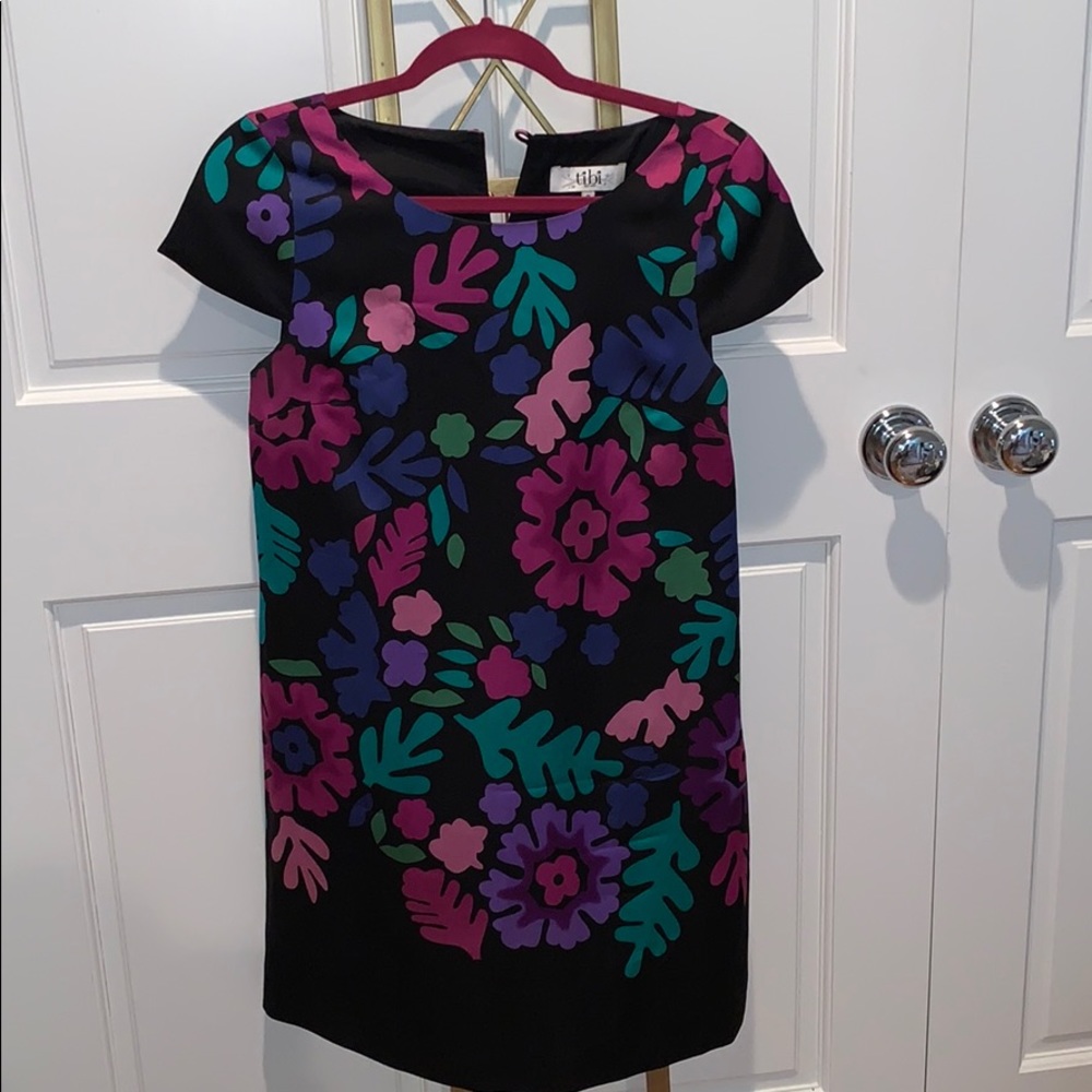 multicolor floral dress